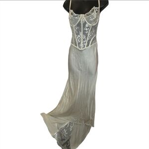 Victoria's Bridal Collection Cream Lace Chemise